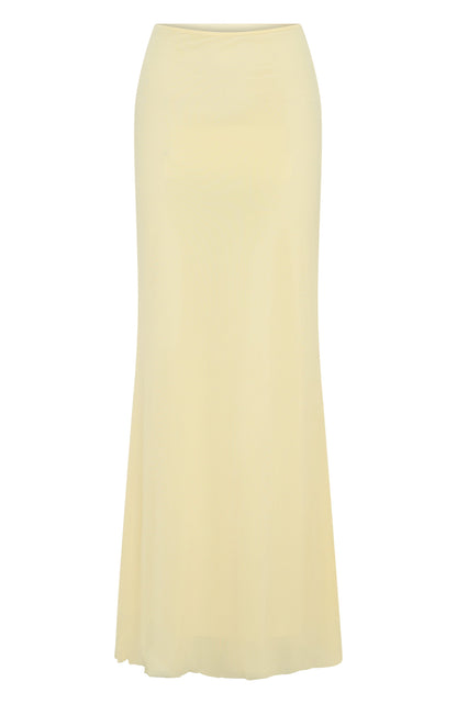 Loving You Maxi Skirt Lemon