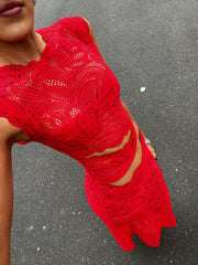 BATHSHEBA - ELEGANT LACE TOP AND BOTTOM