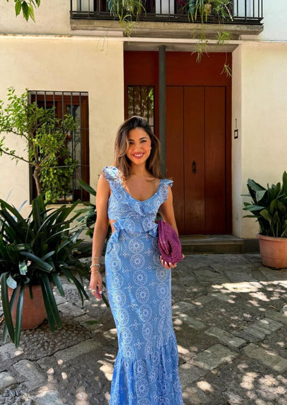 Ruffled Maxi Dress