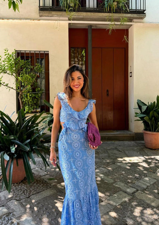 Ruffled Maxi Dress