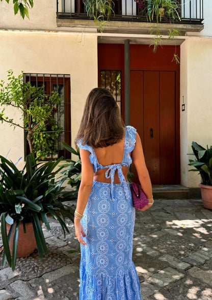Ruffled Maxi Dress