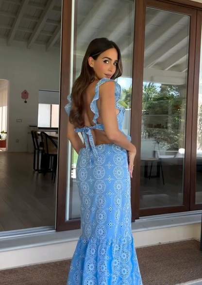 Ruffled Maxi Dress