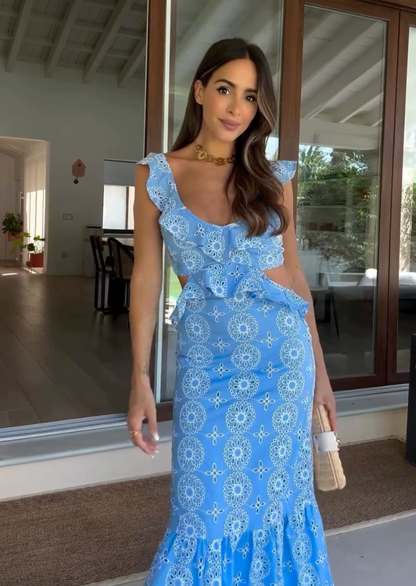 Ruffled Maxi Dress