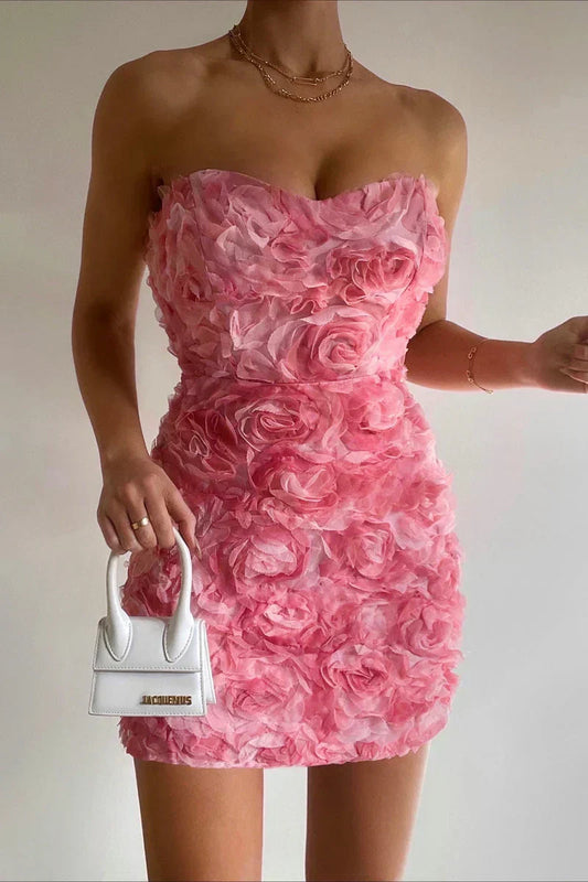 Floral Short Dress