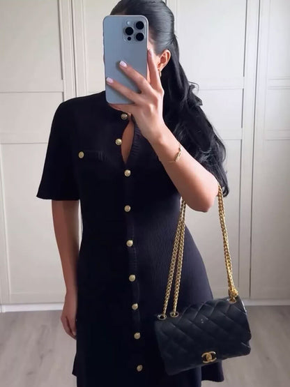 Knitted Short Dress