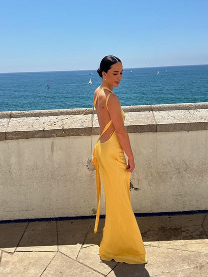 Backless Maxi Dress