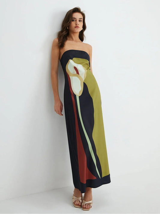 Strapless Maxi Dress