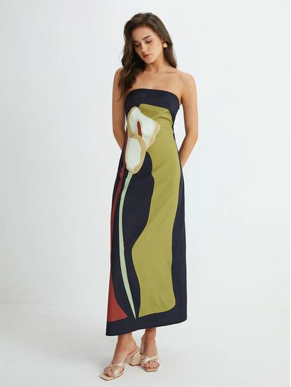 Strapless Maxi Dress