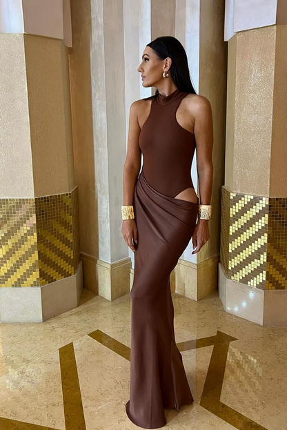 Asymmetrical Maxi Dress