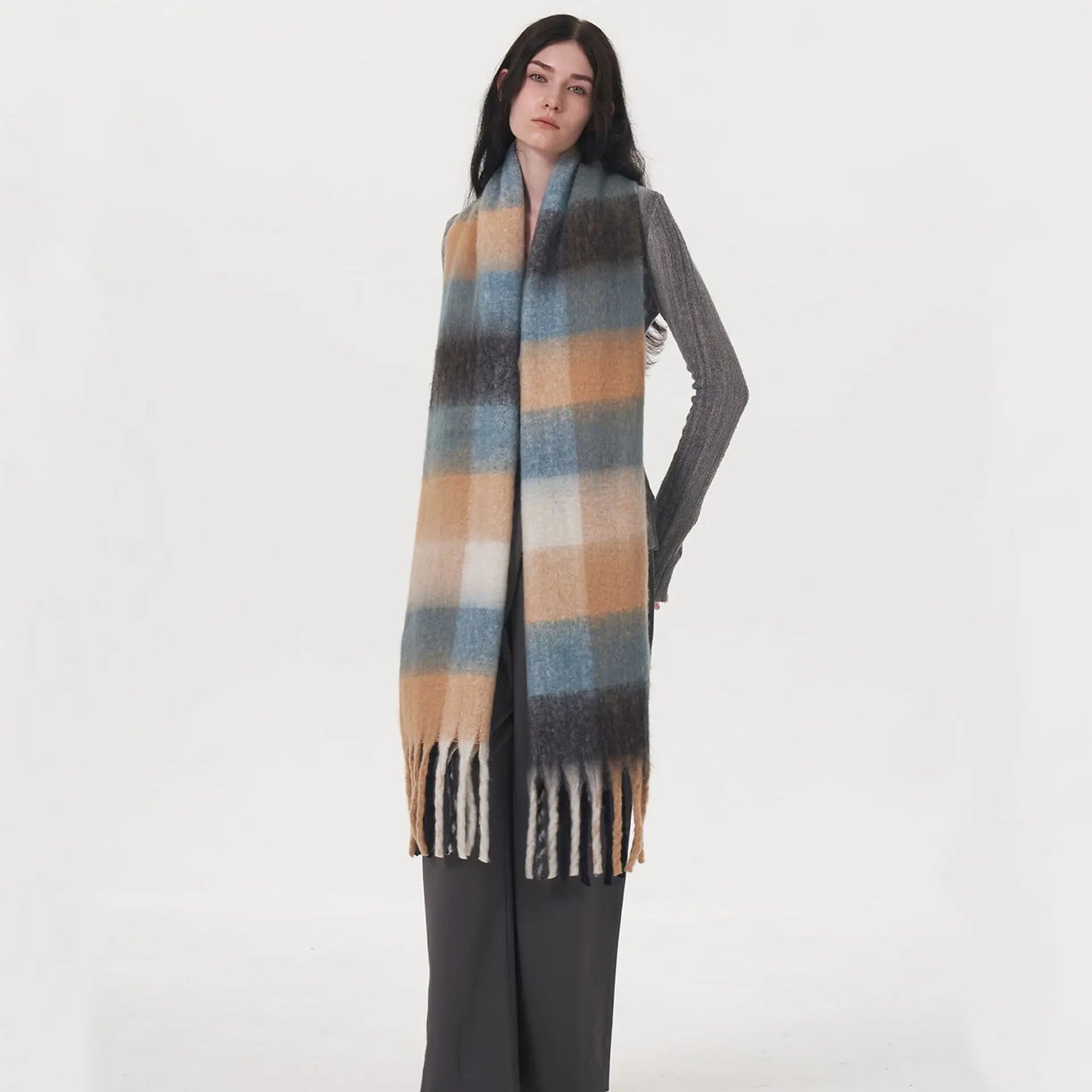 Cashmere Women Winter Thickened Warm Scarf