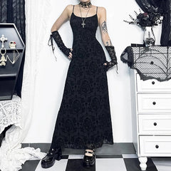 Cross Grouping Net Celebration Maxi Dress