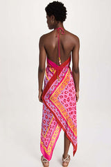 Bodycon one piece pink dress