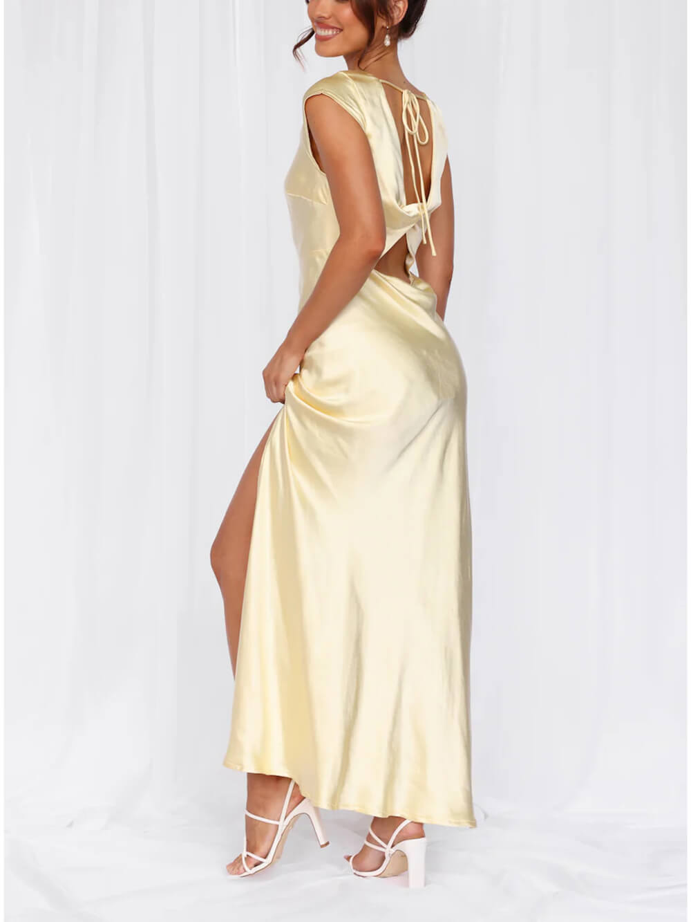 Spring And Summer Charming Fishtail Dress Mid-Length Dress
