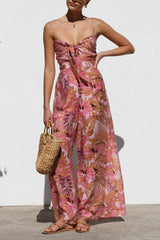 LYAM - TROPICAL PRINT SUMMER JUMPSUIT
