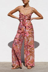 LYAM - TROPICAL PRINT SUMMER JUMPSUIT