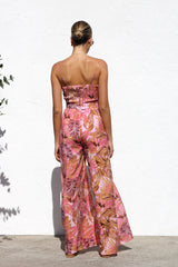 LYAM - TROPICAL PRINT SUMMER JUMPSUIT