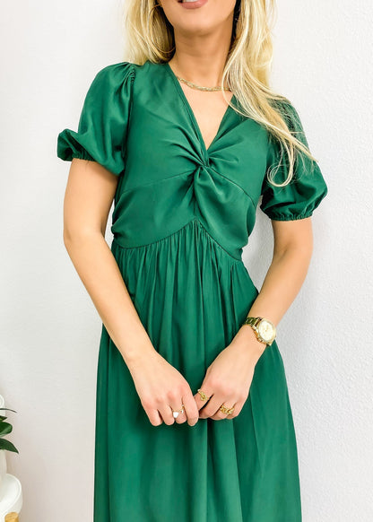 Classic Puff Sleeve Dress