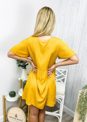 Tie Neck Swiss Summer Dress