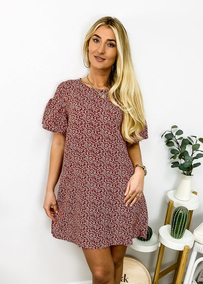 Floral Bell Sleeve Dress