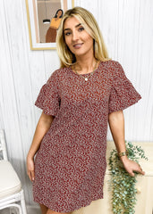 Floral Bell Sleeve Dress