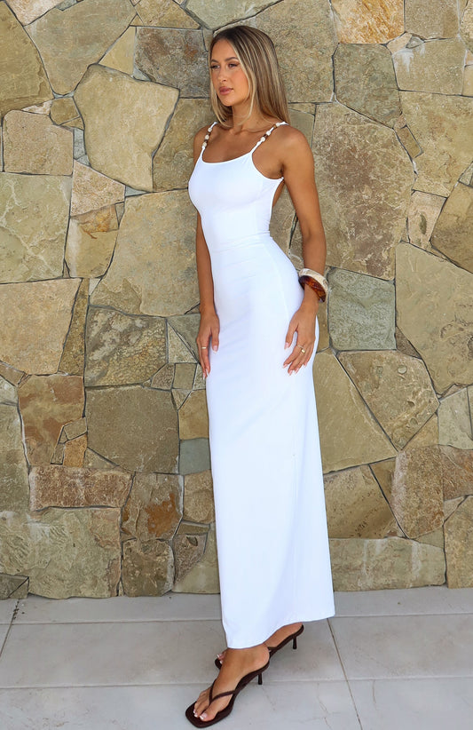 Trusting You Maxi Dress Off White