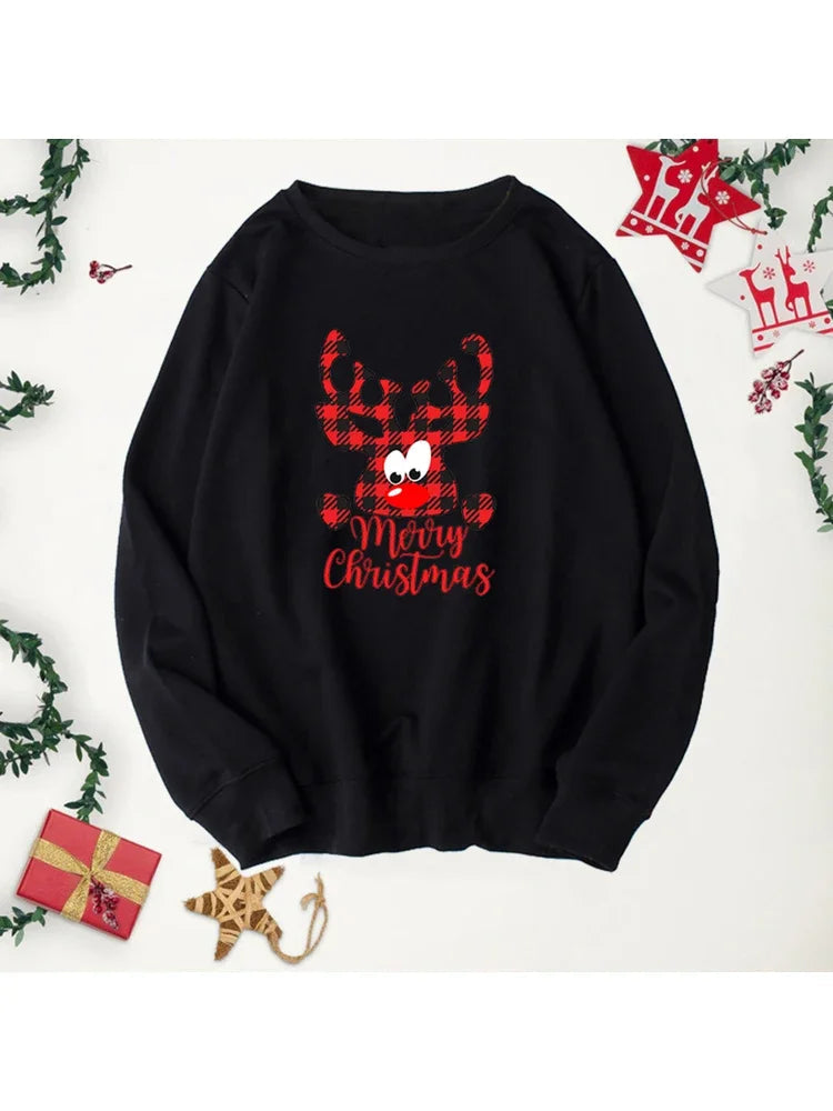 Buffalo Plaid Trees Christmas Hoodie Black6 / S Hoodies-L