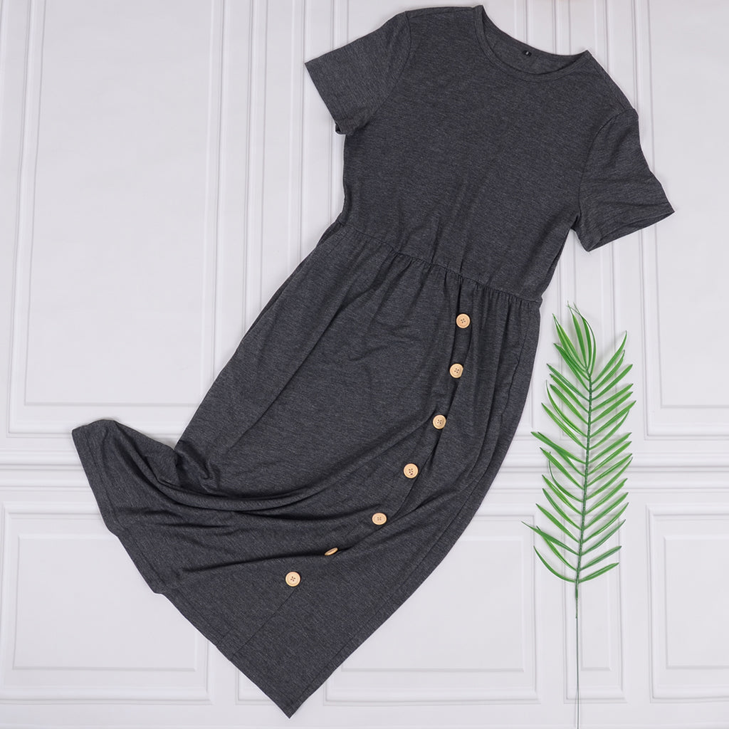 Button Down Layering Dress