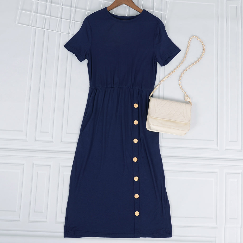 Button Down Layering Dress