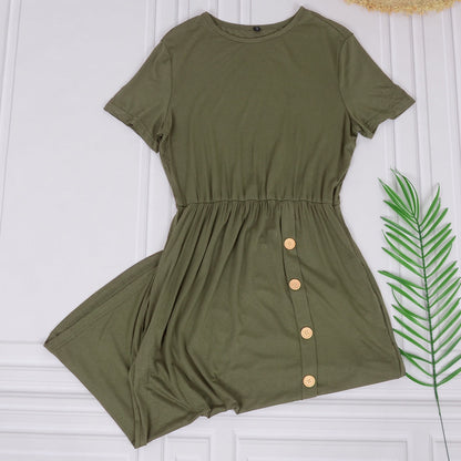 Button Down Layering Dress