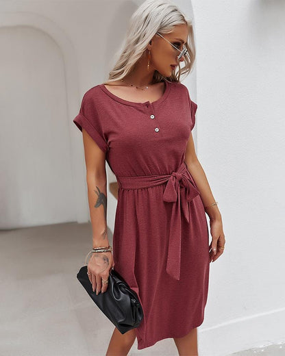 Henley Tie Classic Dress