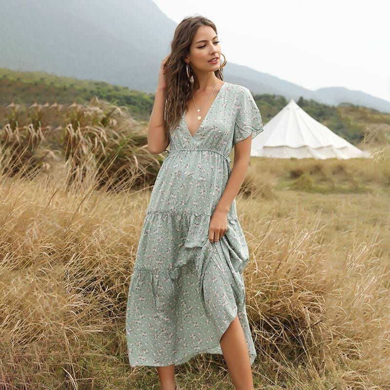 With Wind Spring Dress