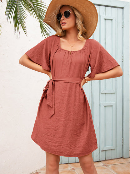 Easy Flared Sleeve Dress