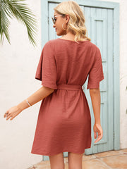 Easy Flared Sleeve Dress