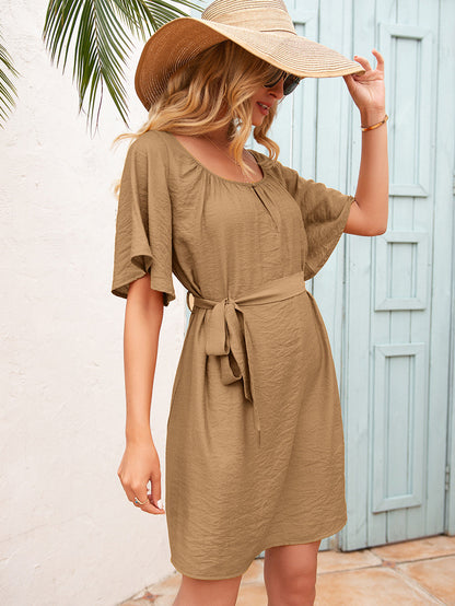 Easy Flared Sleeve Dress