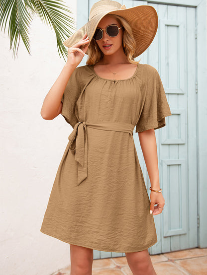 Easy Flared Sleeve Dress
