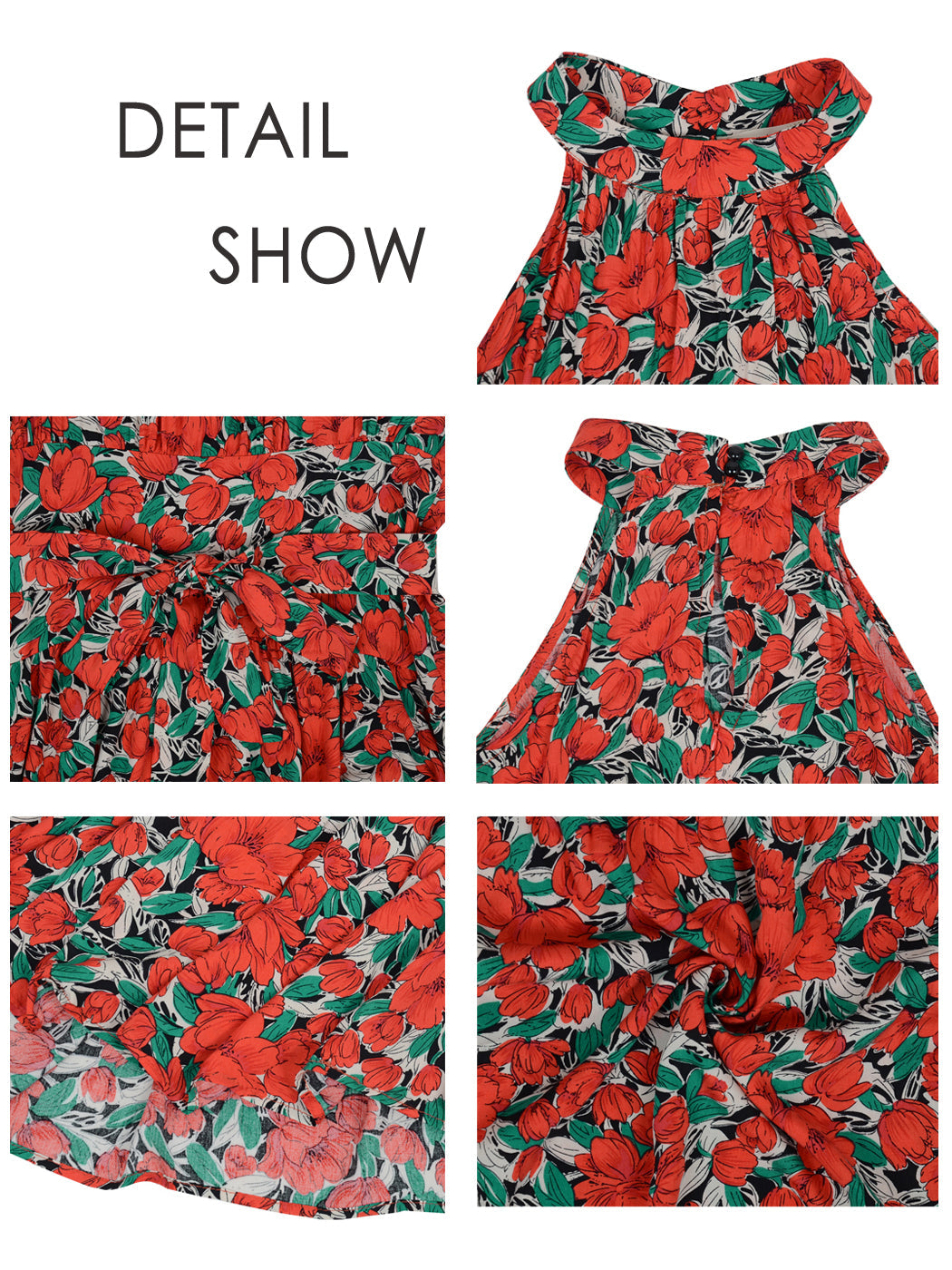 Halter Ruffle Maxi Dress
