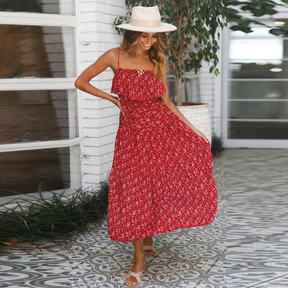 Ruffle Maxi Boho Dress