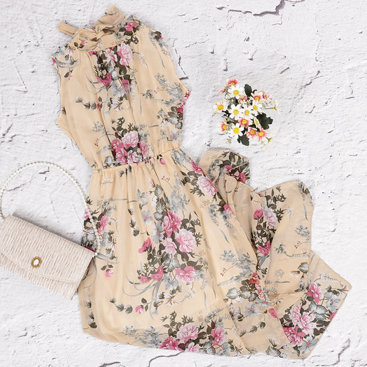 Soft Floral Pink Dress
