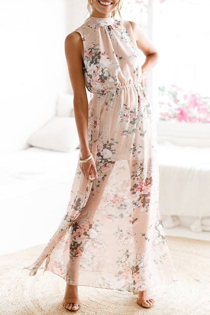 Soft Floral Pink Dress
