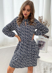 Classic Floral Print Dress