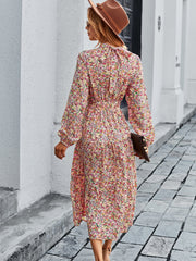 High Floral Vintage Dress