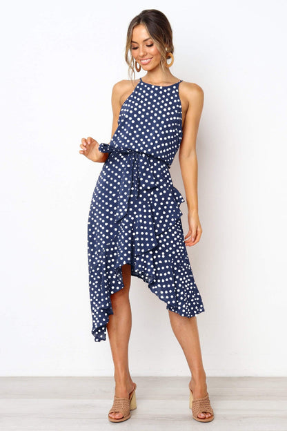 Polka Dot Wrap Dress