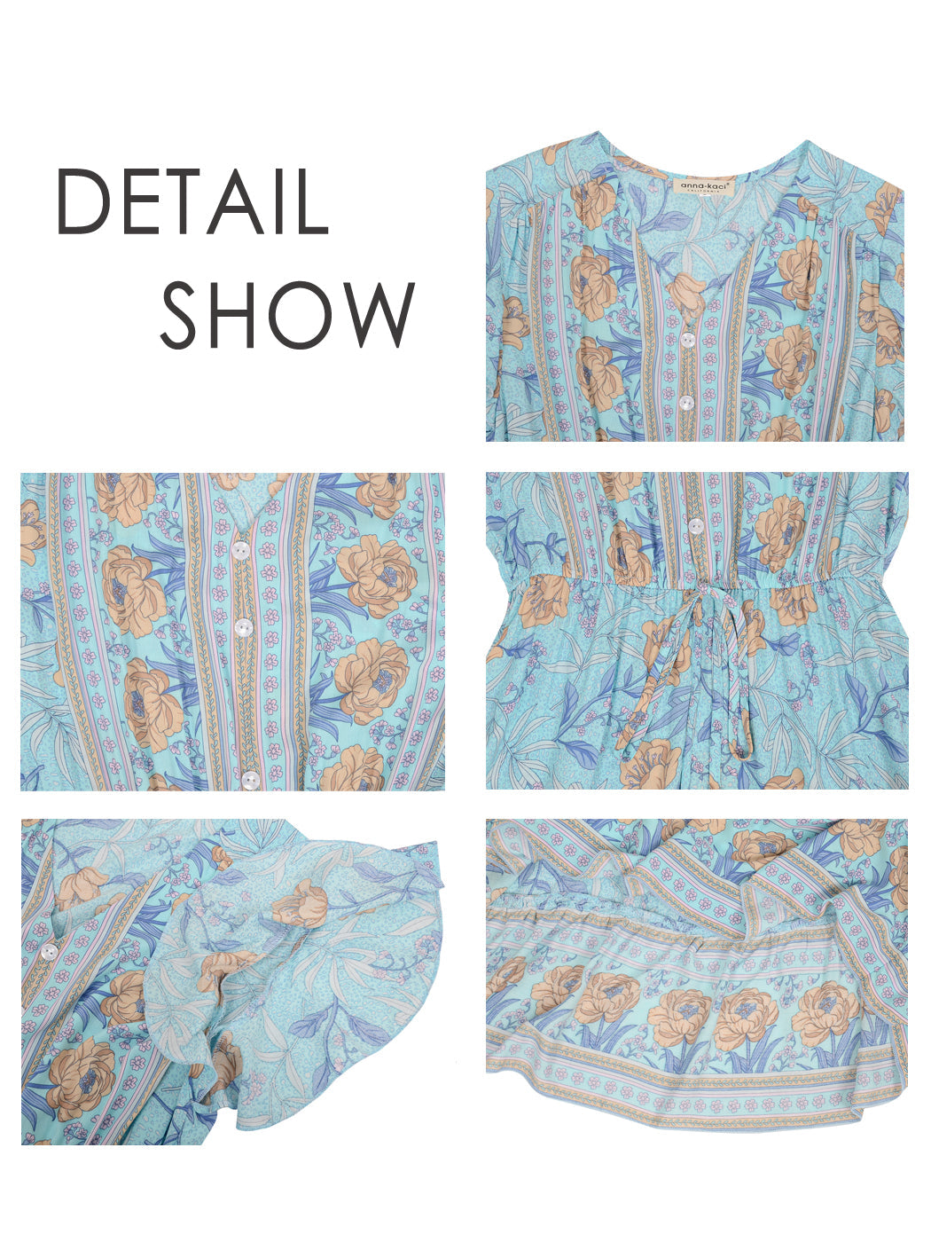 Print Butterfly Sleeve Dress
