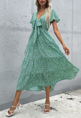 Floral Print Classic Dress