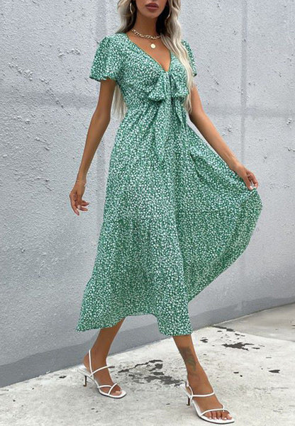 Floral Print Classic Dress