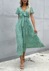Floral Print Classic Dress