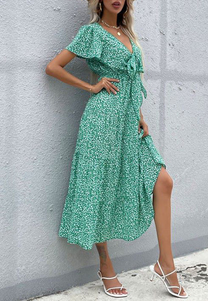 Floral Print Classic Dress