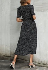 Polka Dot Casual Dress