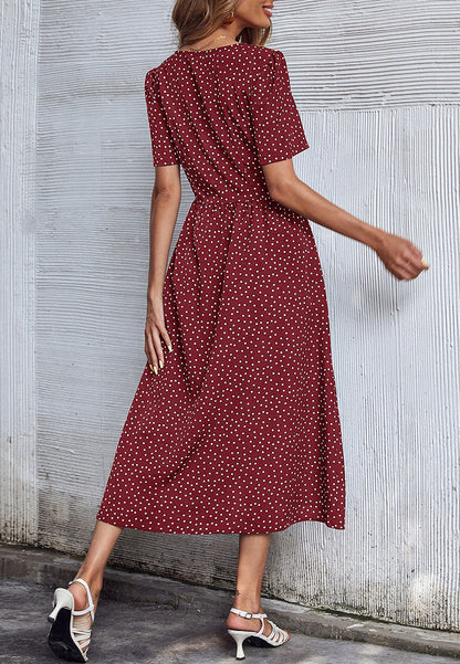 Polka Dot Casual Dress