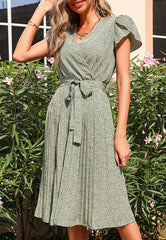 Floral Tulip Sleeve Dress